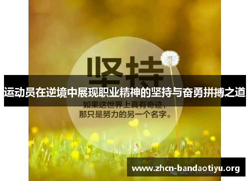 运动员在逆境中展现职业精神的坚持与奋勇拼搏之道 运动员在逆境中展现职业精神的坚持与奋勇拼搏之道